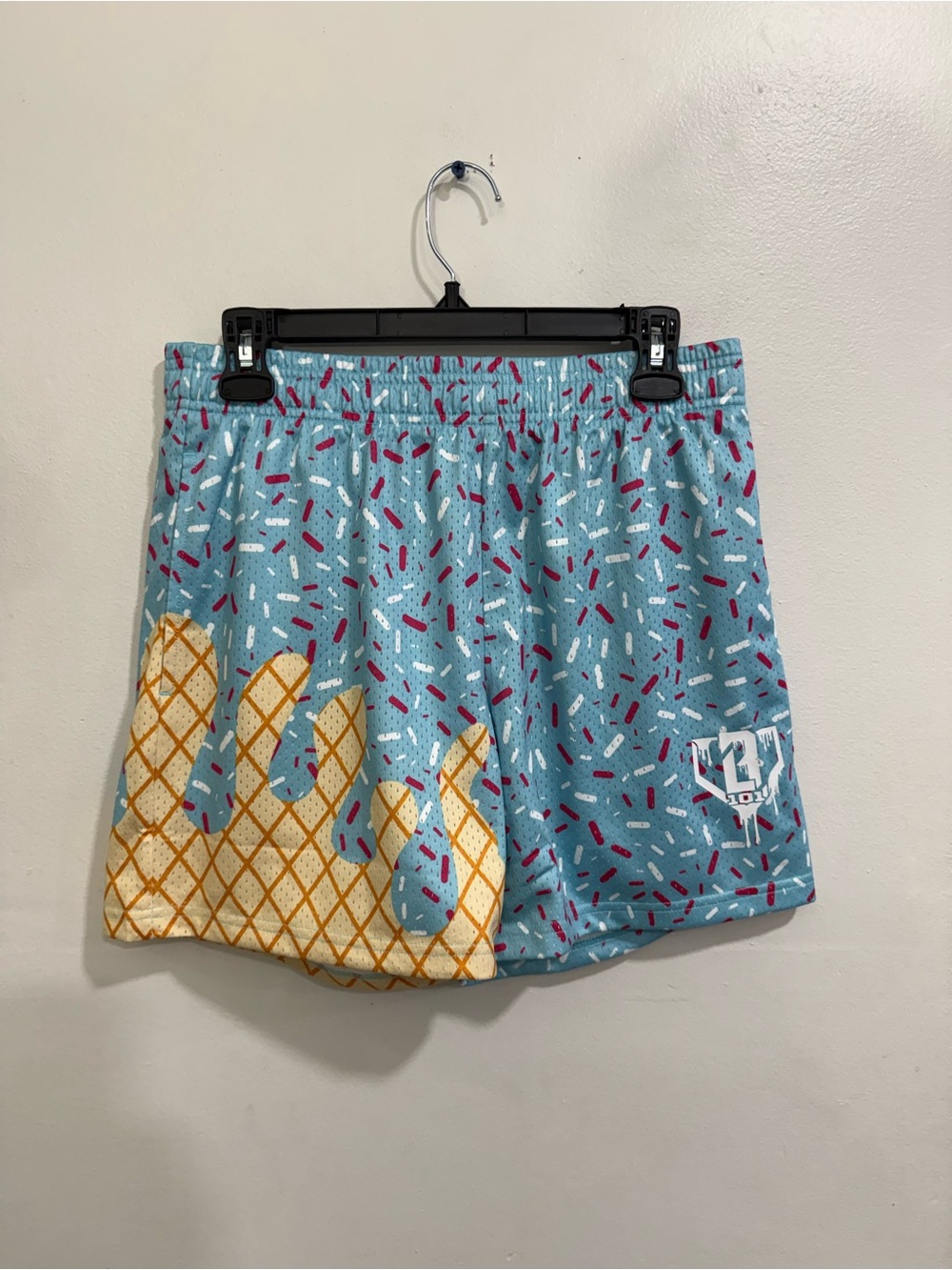 NWT Baseball Lifestyle 101 Boys' Ice Cream Shorts Cotton Candy Sz S